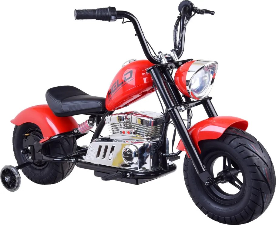 JOKOMISIADA Elektrická motorka Chopper na batériu pre deti s nosnosťou max. 80 kg PA0318 červená
