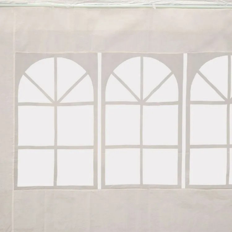 Záhradný stan 6 stenový 3x6 m - biely