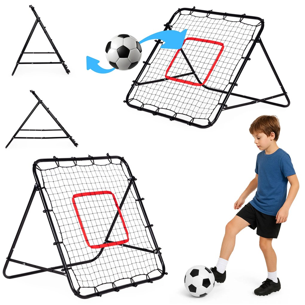 Bránka na odrážanie lopty na futbalový trenažér 100x100 cm, MultiGarden