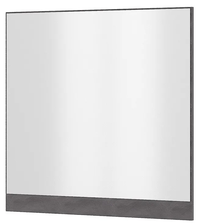 Nástěnné zrcadlo Luna 88,9 cm šedé