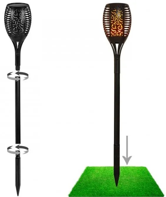 VOLTRONIC® sada solárnych svietidiel 33 LED 4 ks M84784
