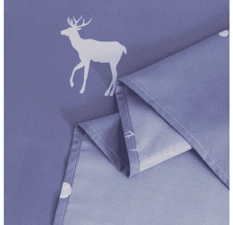 Plachta a obliečka na vankúš DEER AND TREE Rozmer: 50 x 70 cm | 140 x 240 cm