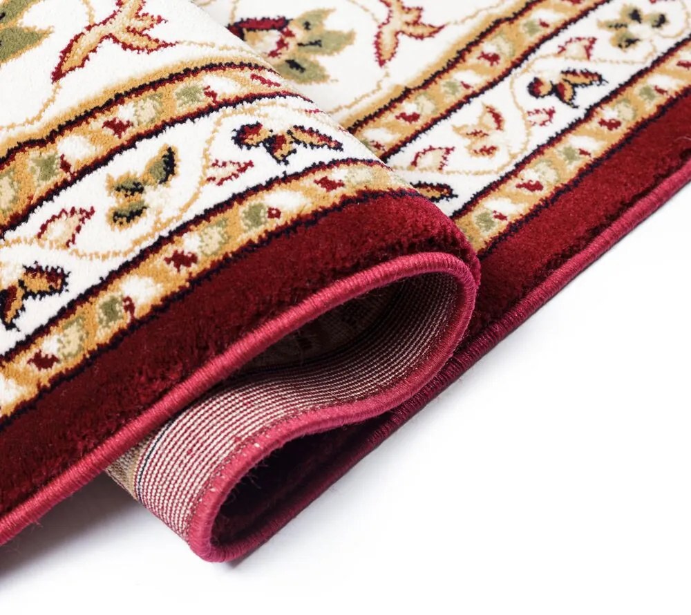Kusový koberec Sincerity Royale Sherborne Red kruh, 133x133 (priemer) kruh, červená, kancelária, Flair Rugs
