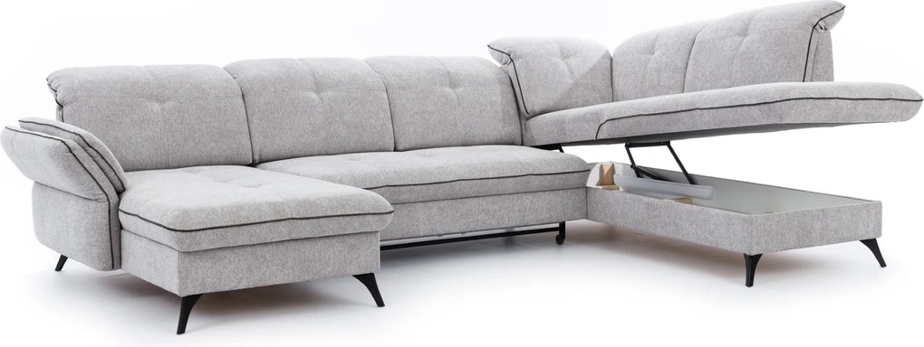 Sedacia súprava LUNARO v tvare U