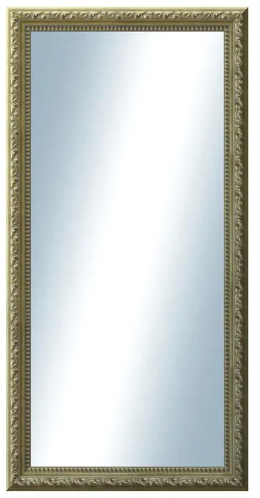 DANTIK - Zrkadlo v rámu, rozmer s rámom 50x100 cm z lišty HONEST Au vysoká malá (3153)
