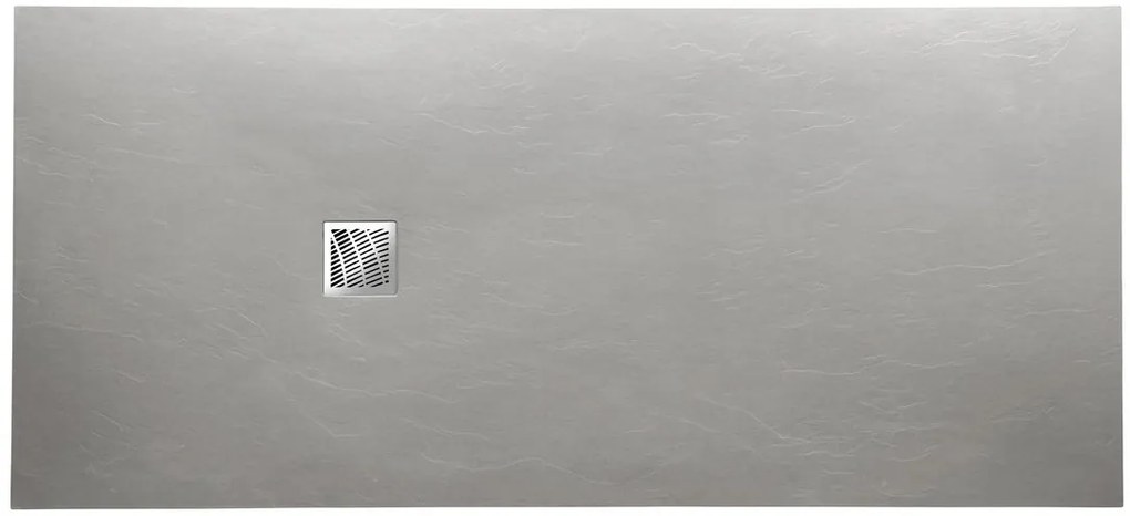 Gelco, MITIA sprchová vanička z liateho mramoru, obdĺžnik 160x90x3 cm, šedá, PMS16090