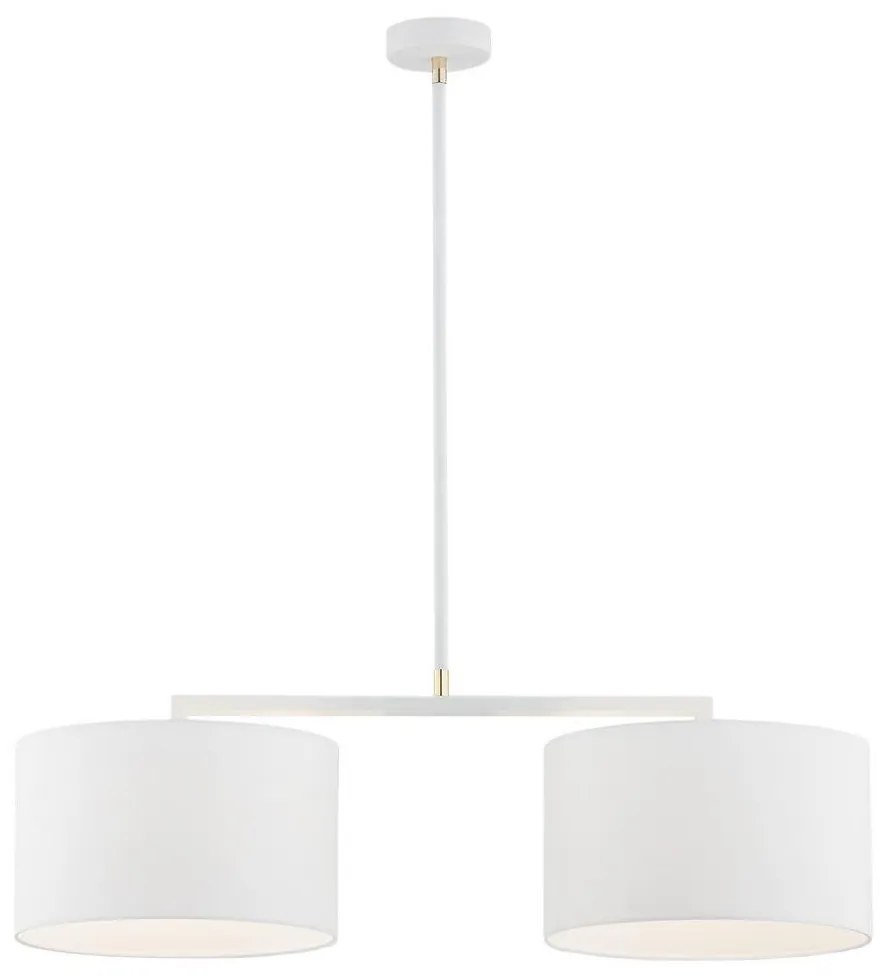 Argon 0900 - Luster na tyči KARIN 2xE27/15W/230V biela