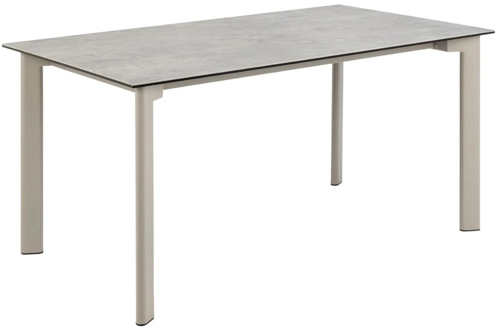 Jedálenský stôl Palermo 160 cm sivý