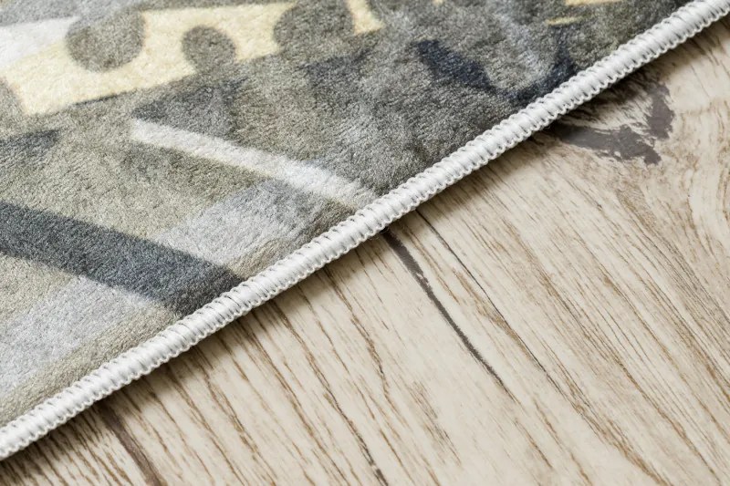 Dywany Łuszczów, Kusový koberec ANDRE Abstraction 1097, 120x170, béžová, chodba / predsieň