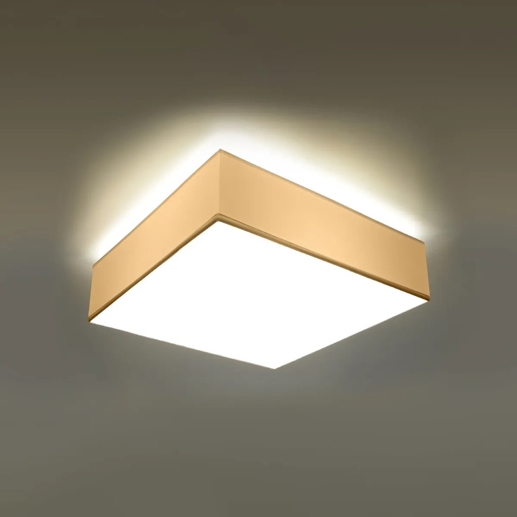 Stropné svietidlo Horus, 1x biele plastové tienidlo, (biely plast), (55 cm)