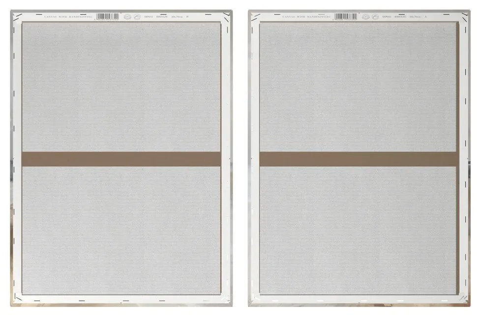 Obrazy s ručne maľovanými prvkami v súprave 2 ks 50x70 cm Breeze – Styler