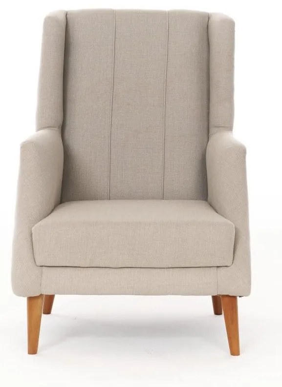 Kreslo Sorenella (krémová + orech). Akcia -19%. Vlastná spoľahlivá doprava až k Vám domov. 1106565