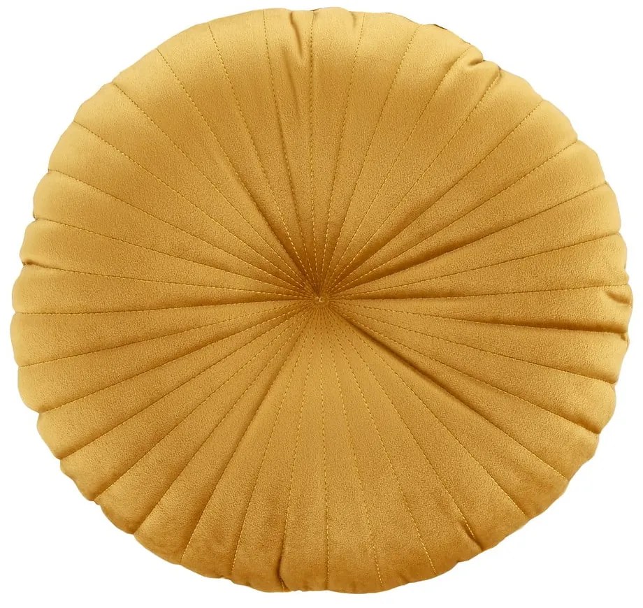 Zamatový dekoračný vankúš ø 40 cm Round Soft Touch – Catherine Lansfield