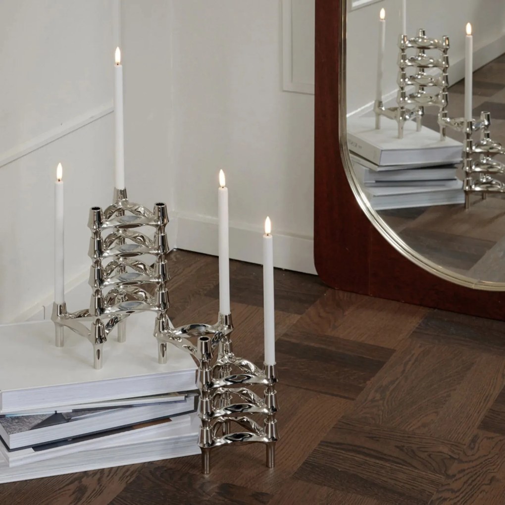 Stoff Nagel Voskové LED sviečky White – set 2 ks