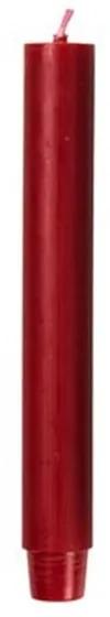 Broste Sviečka guľatá krátka 2,6 cm - červená
