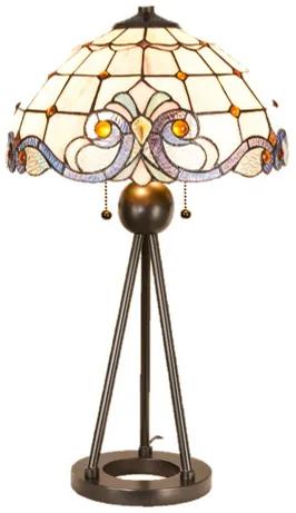 Stolná lampa Tiffany ELECTRA Ø40*61