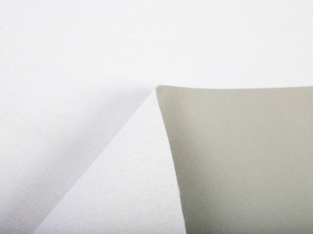 Biante 100% zatemňovací záves Blackout BKW-201 Slonová kosť žíhaná 130x250 cm