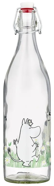 Sklenená fľaša Moomin Meadow 1l