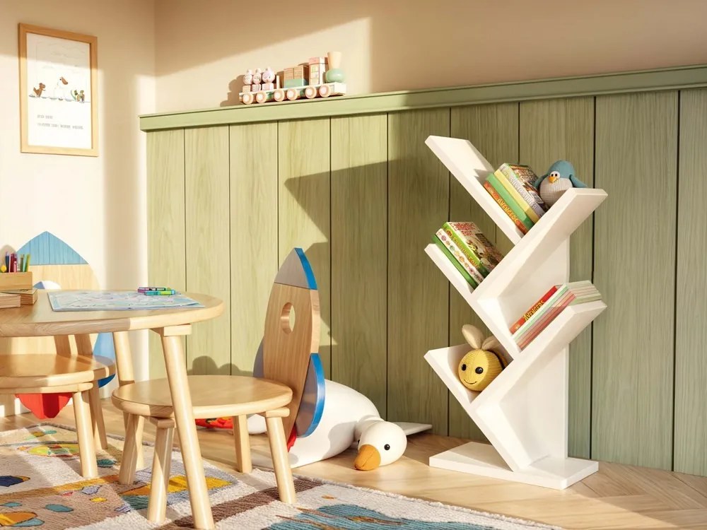 Knižnica Zábavná Mini 26,5 cm biela