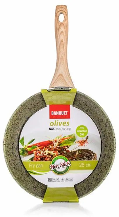 Panvica s nepriľnavým povrchom OLIVES 26 cm