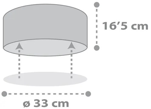 Dalber 82216B - Detské stropné svietidlo STAR LIGHT 2xE27/60W/230V biela