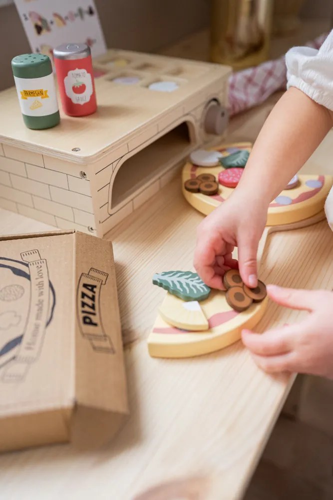 Drevená pec na pizzu pre deti – Jabadabado