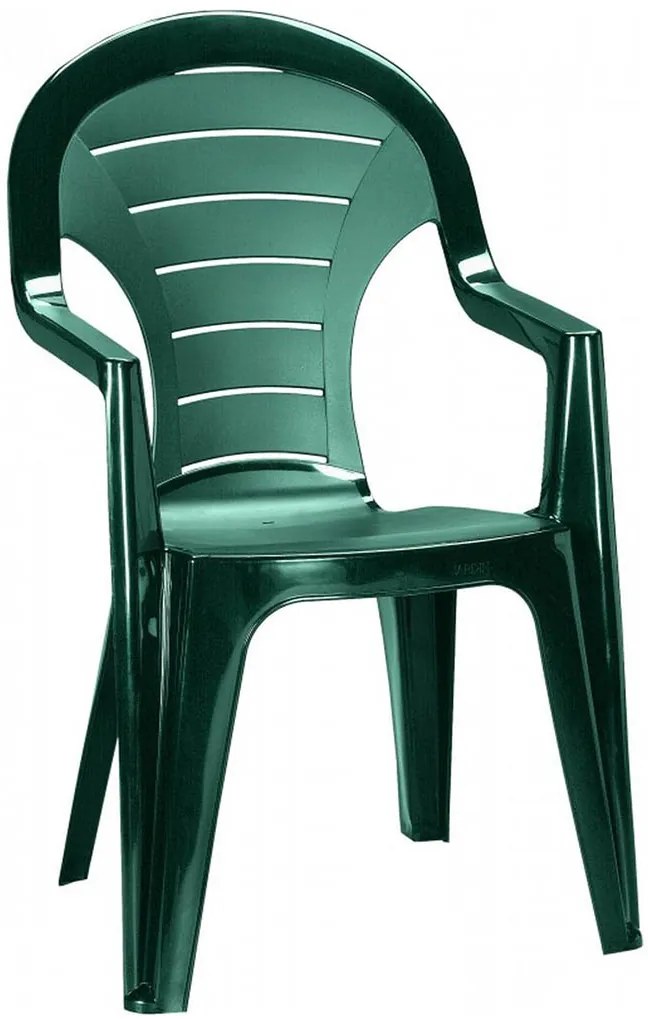 ALLIBERT BONAIRE záhradná stolička, 56 x 57 x 92 cm, tmavo zelená 17180277