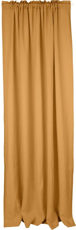 Ľanový záves karamelový 140/300 cm 160 cm