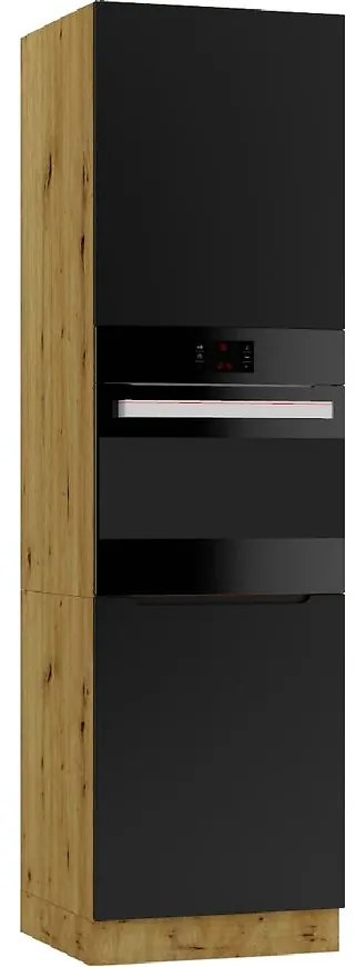 Kuchynská skrinka Isabel D 60 PK/2133 P/L čierna/artisan