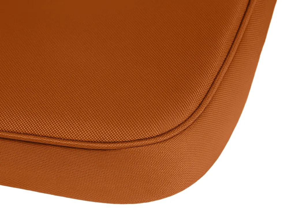 Vonkajší podsedák na stoličku VIREON 44x45 cm, hnedooranžový
