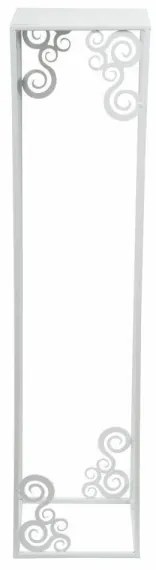 Stojan na kvety 80x24 cm biela