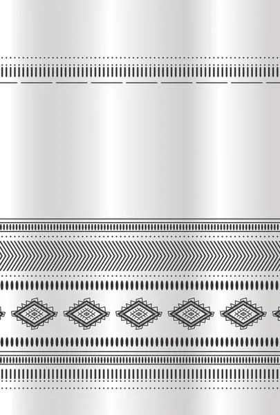 BISK Erga Etno, sprchový záves 180x200cm, polyester, biela-čierna, ERG-08178