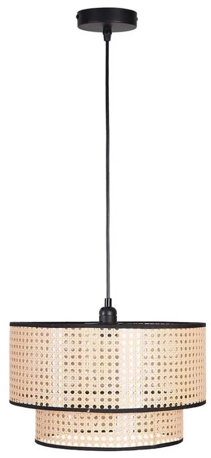 Luster na lanku TAKARA 1xE27/20W/230V pr. 40 cm béžová