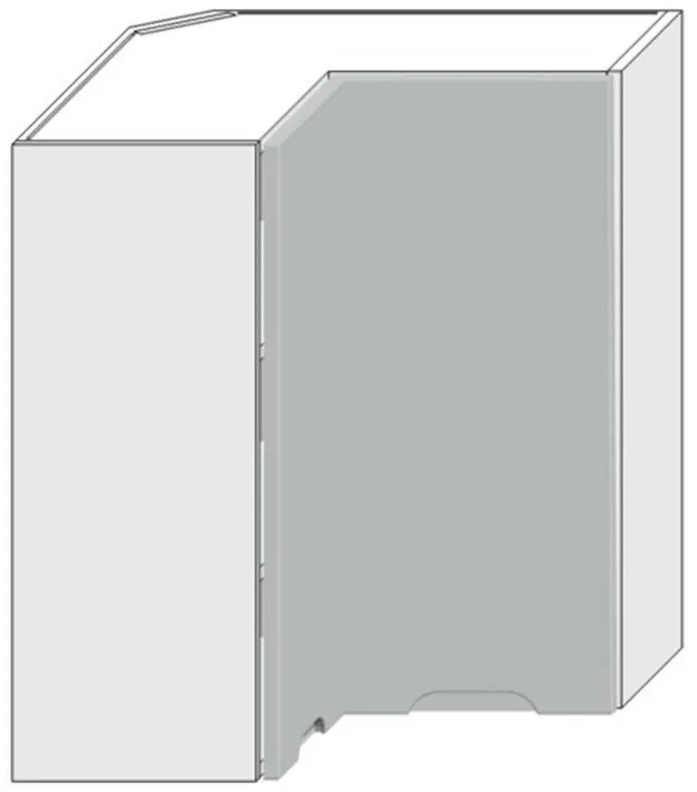 Skrinka do kuchyne Zoya Wrn Pl svetlo šedá mat/biely