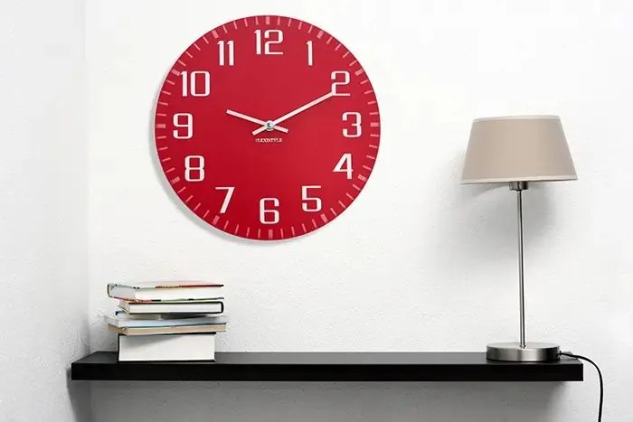 Nástenné akrylové hodiny FACILE - 30cm