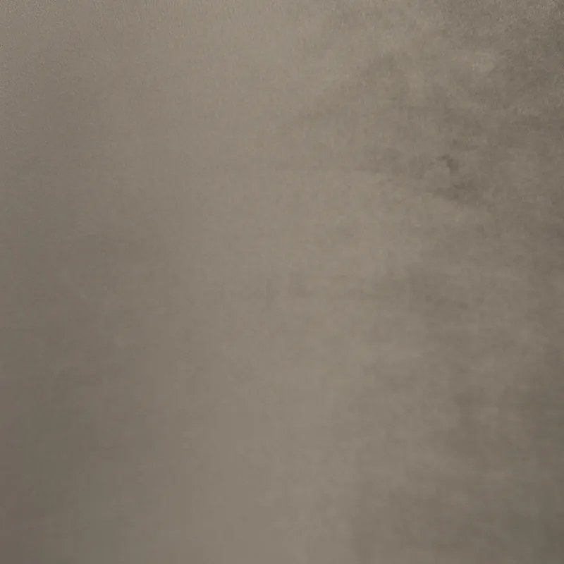 Zamatové tienidlo na lampu sivohnedé 40/40/40 so zlatým interiérom