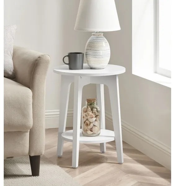 Odkladací stolík KAEL biela