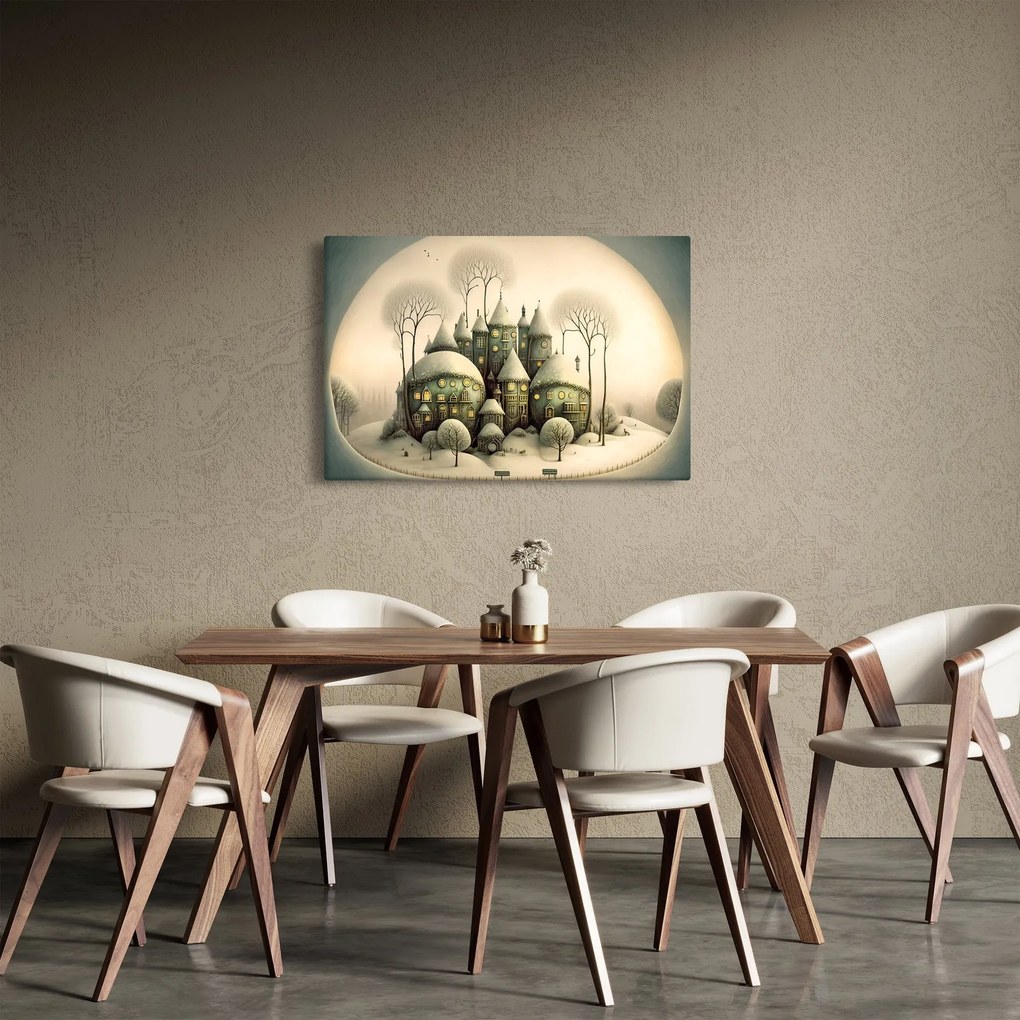 Obraz - Rozprávkové chalúpky (90x60 cm)