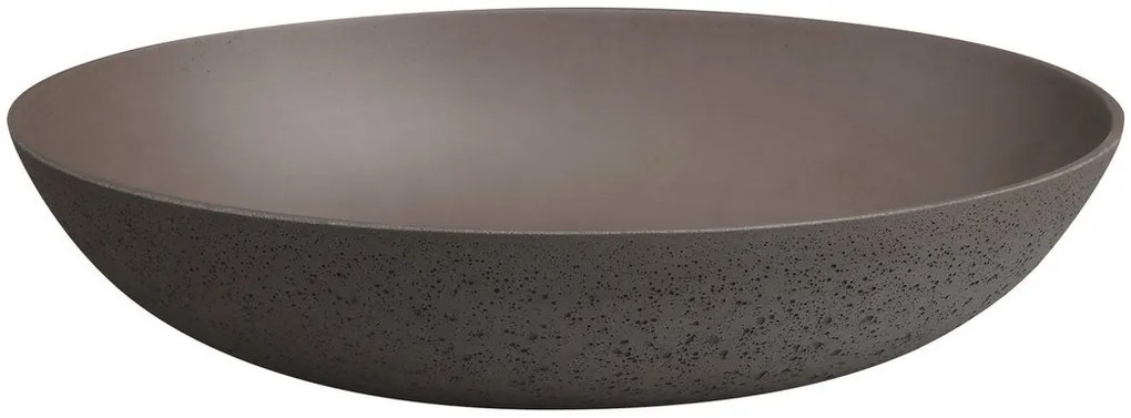 Sapho, FORMIGO betónové umývadlo, 60x14,5x40,5 cm, tmavo hnedá, FG024