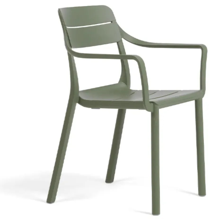 CASSIA ARMCHAIR záhradná stolička s podrúčkami cactus