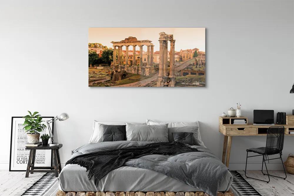 Obraz na akrylátovom skle Rím roman forum svitania 140x70 cm