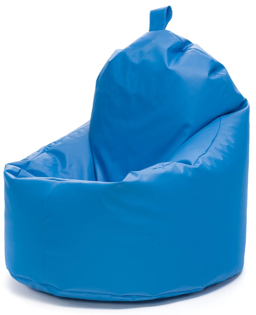 INTERMEDIC SK Sedací vak Yoko Ekokoža – 70x75 cm, rôzne farby Farba: E19 - Modrá svetlá (Ekokoža)