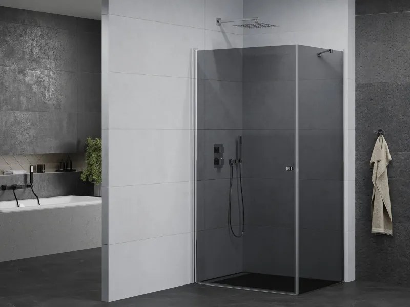 Mexen Pretoria sprchovací kút 70x110cm, 6mm sklo, chrómový profil-šedé sklo, 852-070-110-01-40