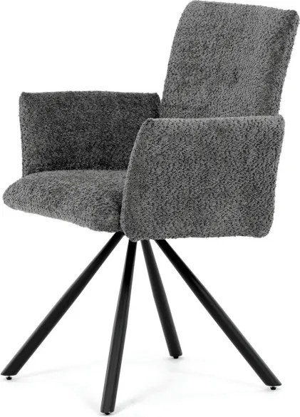 Jedálenská stolička sivá DCH-W1117 GREY2