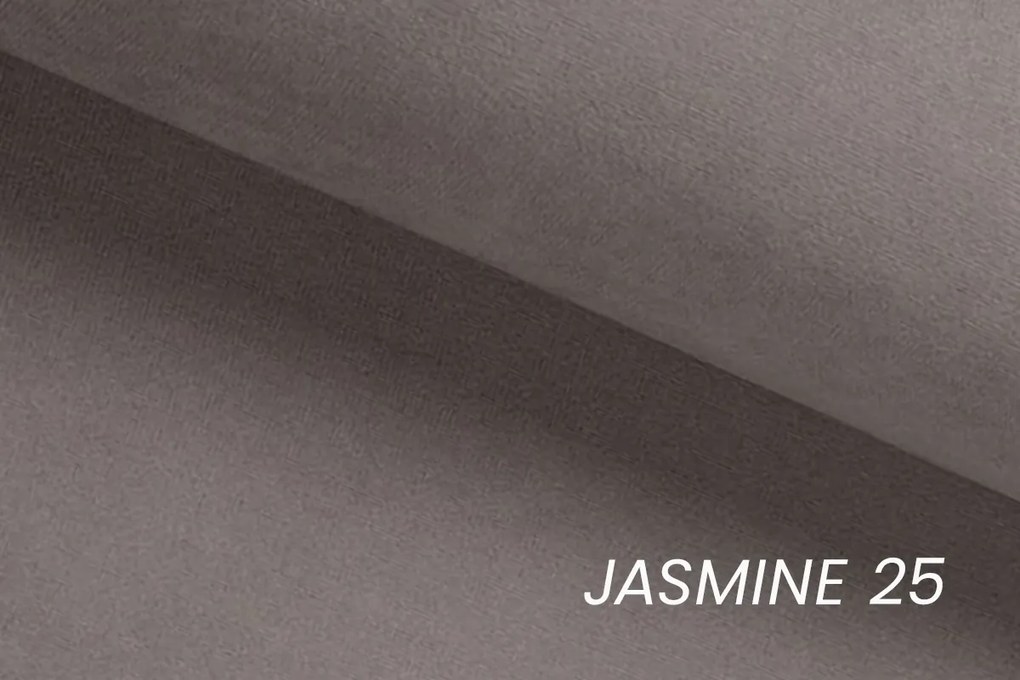 Rohová sedacia súprava Laksaro U - tmavobéžový zamat Jasmine 25