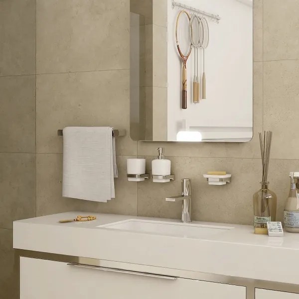 NIMCO MA 29035-26 - Nástenný vešiak na uteráky MAYA 36 cm lesklý chróm