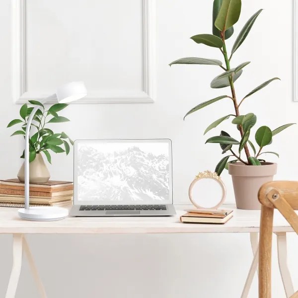 Solight WO3000-W - LED Stmievateľná stolná lampa LED/4,5W/5V 3000/4000/6500K biela