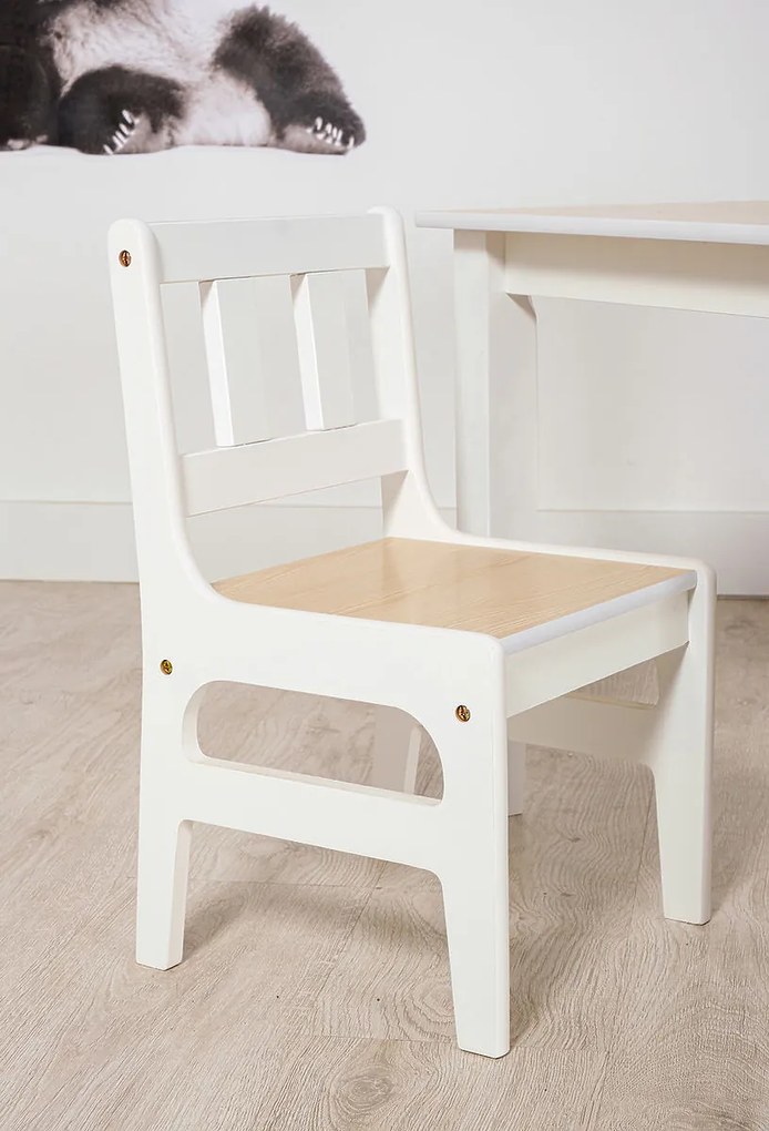 Detský stôl so stoličkami Natural