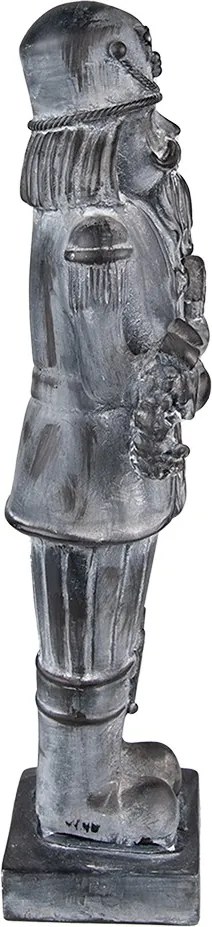 Dekorace louskáček na ořechy Šedá 15*11*47 cm - 15*11*47 cm