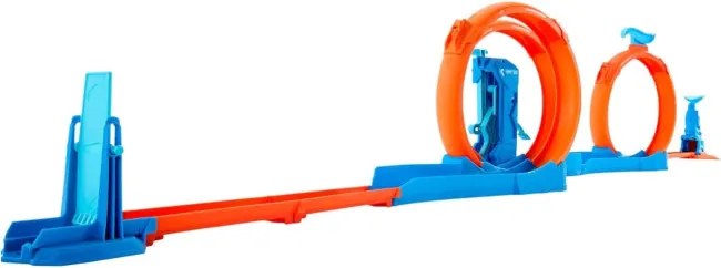 Stavebnica Hot Wheels Track Creator Triple Looping Set Mattel JDW39